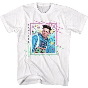 Vanilla Ice Retro Triangles Graphic Music Fan Gift T-Shirt 90s Style 05